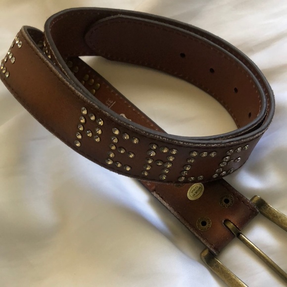 Leather Peace Belt main image 5